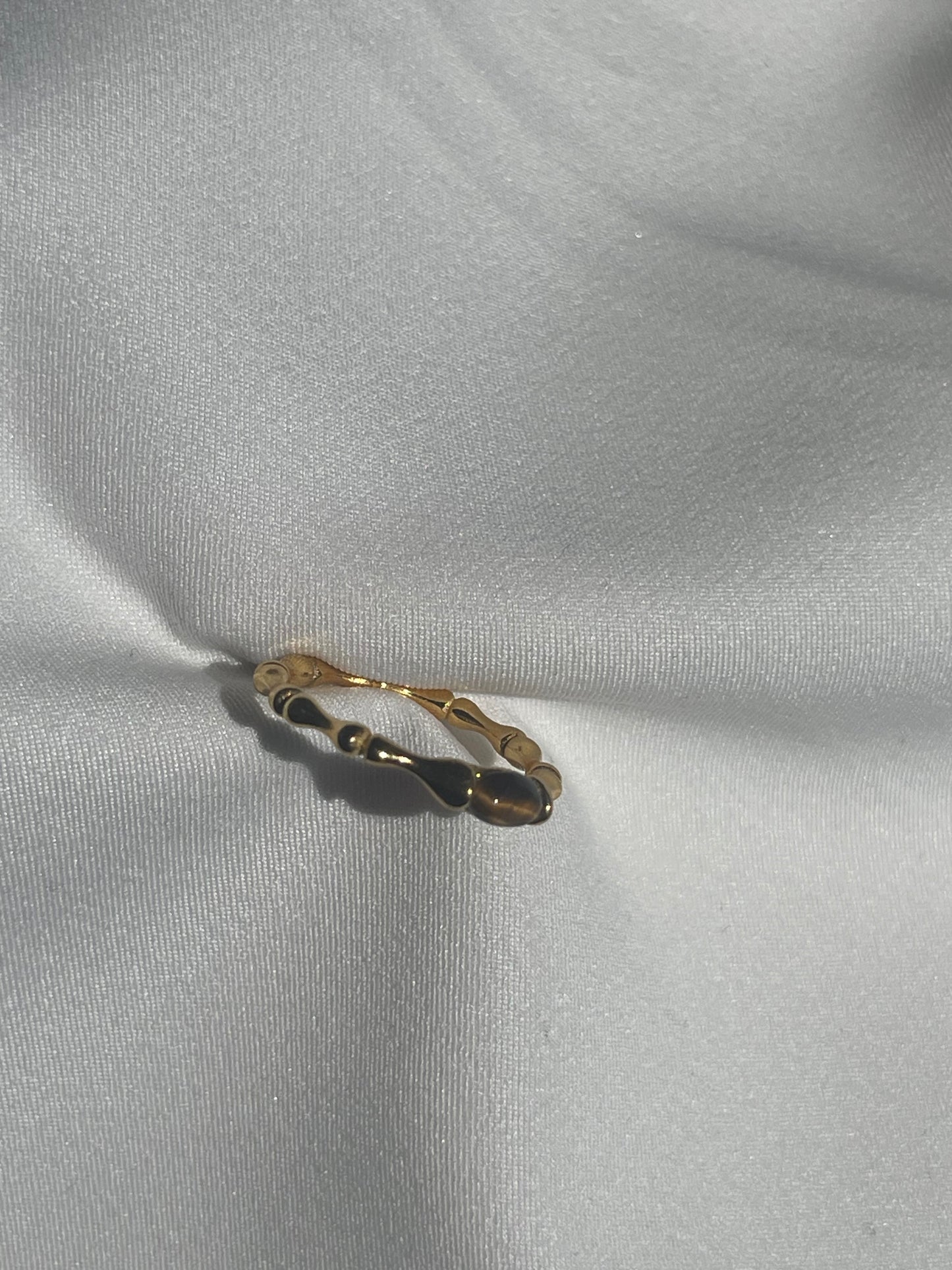 Brown Eyed Bamboo Ring