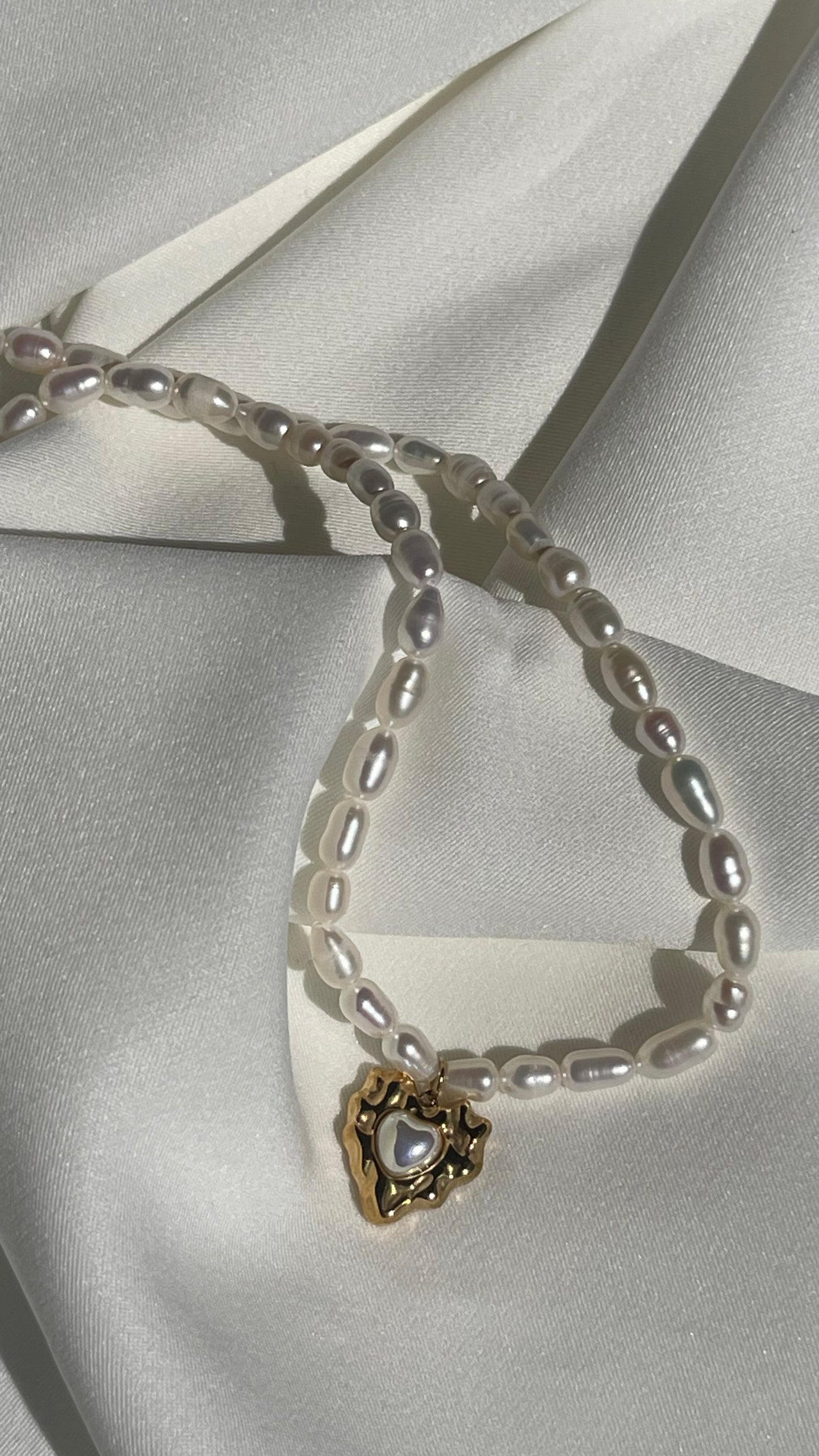 Fiery heart Freshwater pearl Set