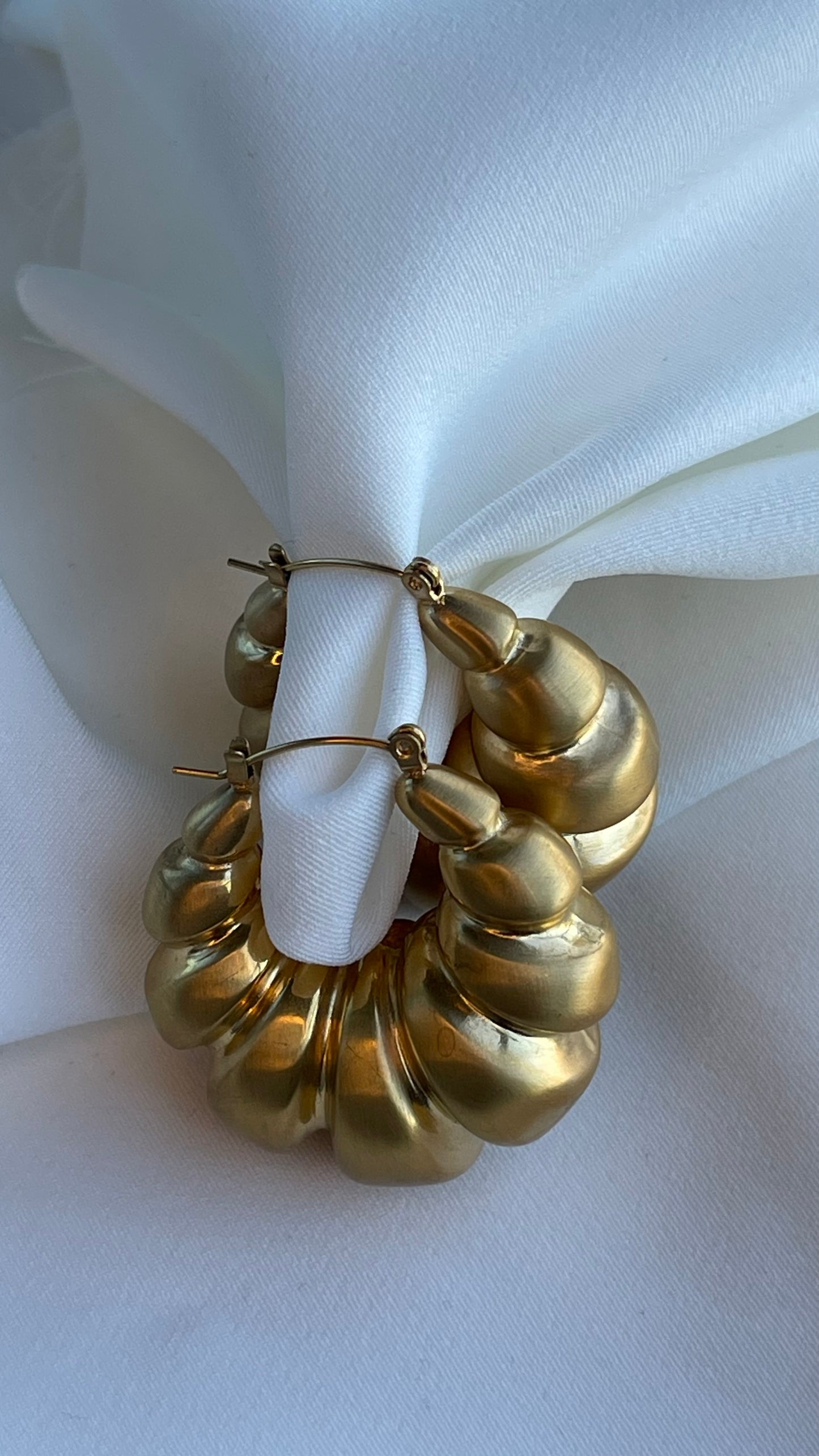 Yenny Chunky Gold Earrings