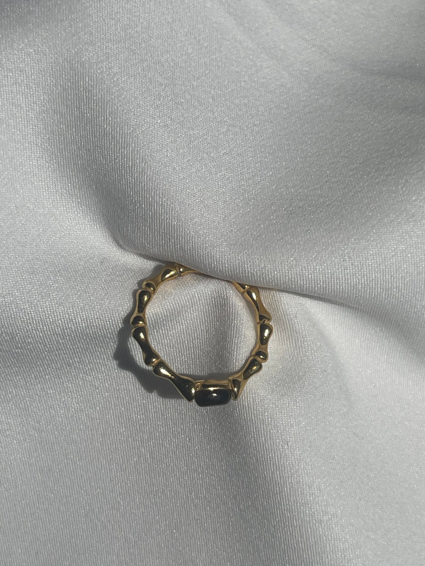 Brown Eyed Bamboo Ring