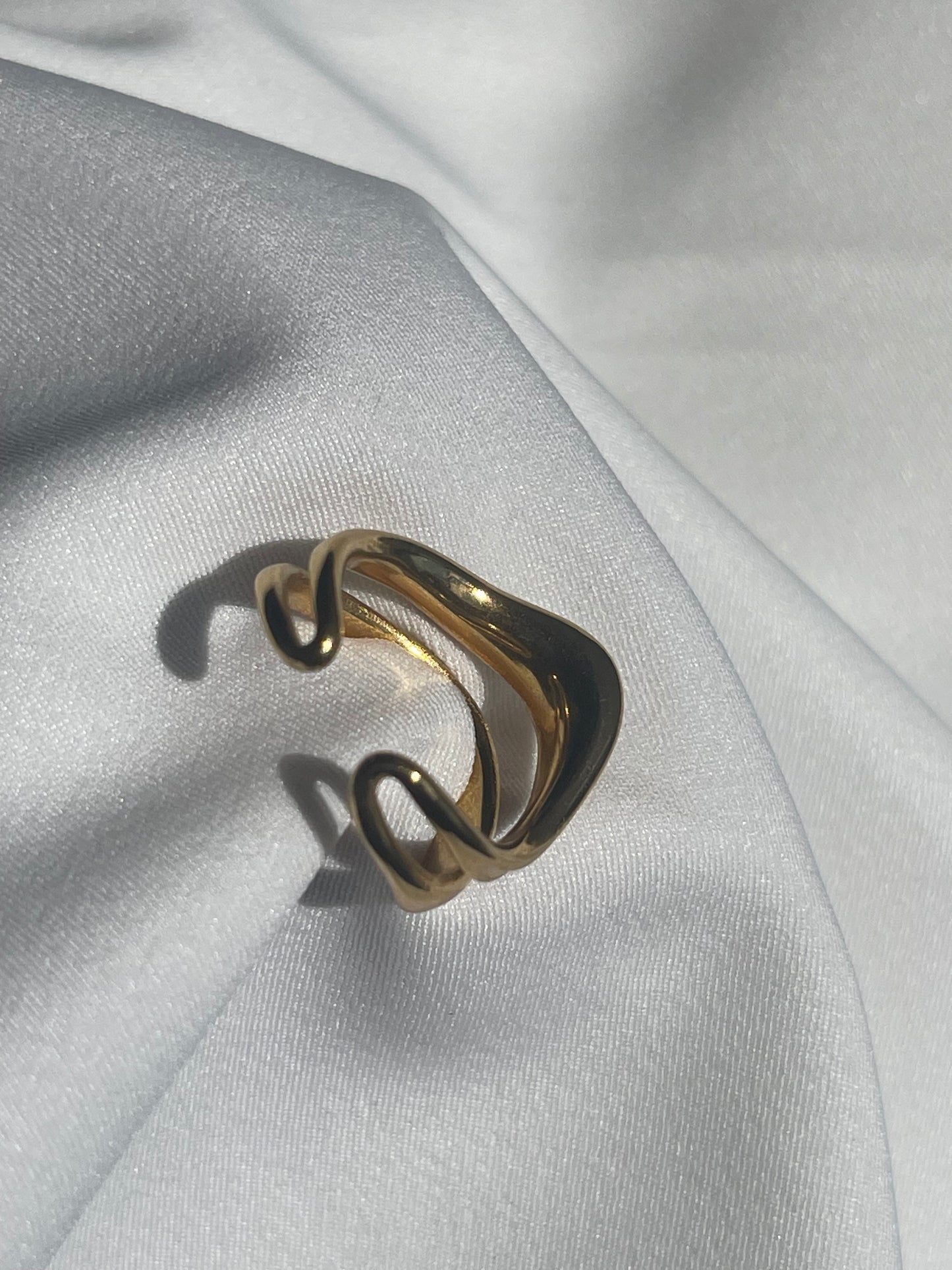 Double Band Gold  Ring