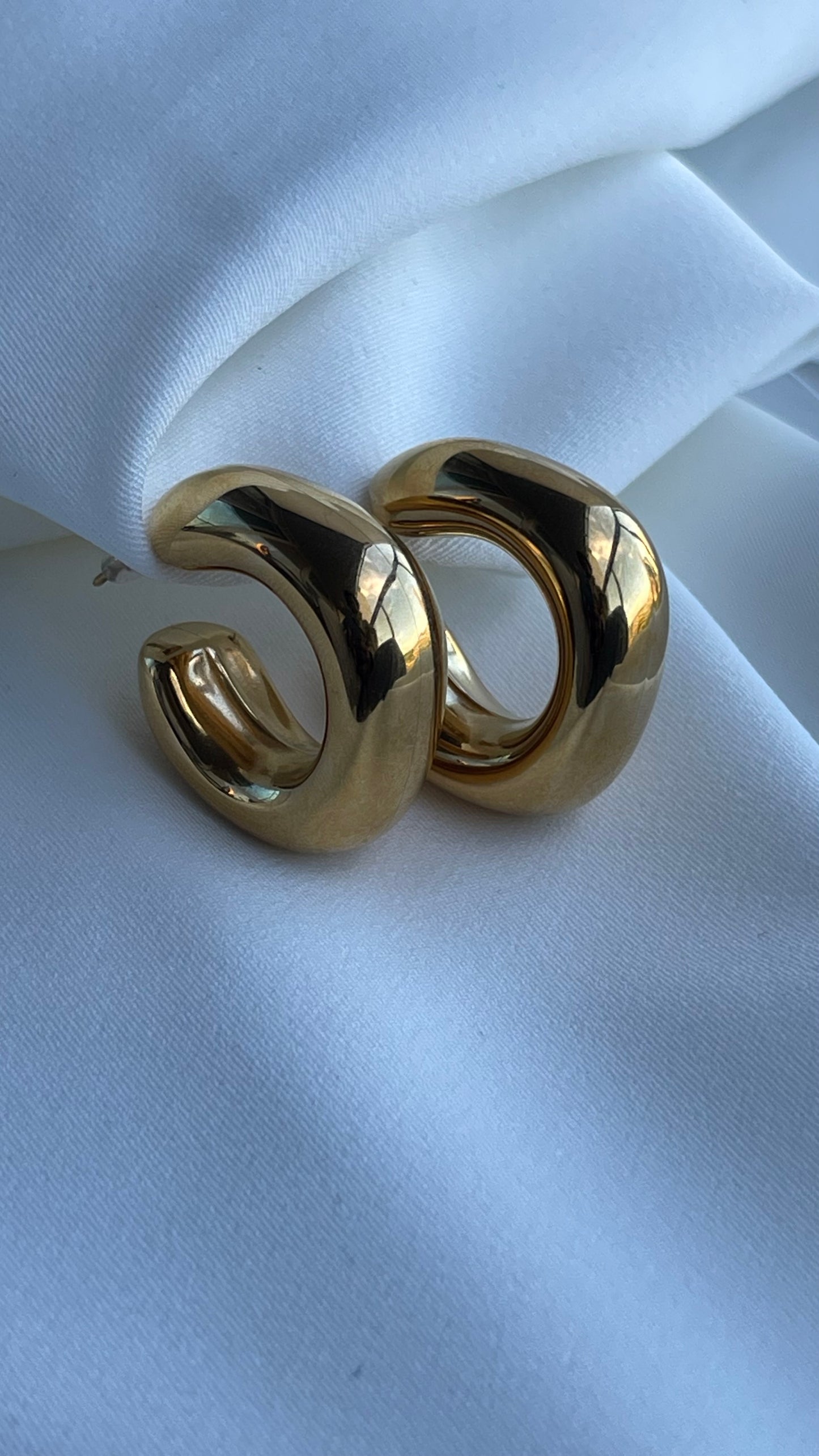 Bold Gold Hoop Earrings
