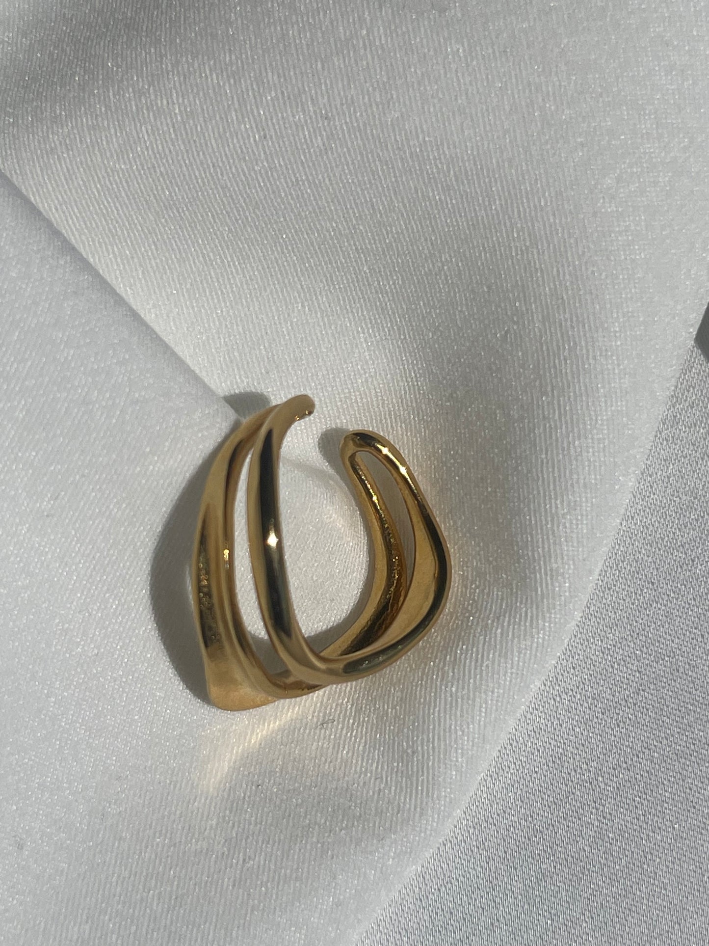 Double Band Gold  Ring